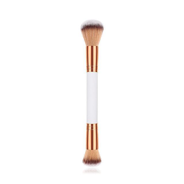 Double head makeup brush